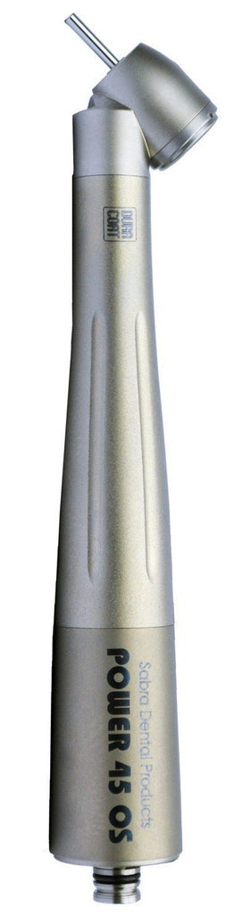 SABRA POWER 45 HIGH SPEED OPTIC ANGLED SURGICAL TITANIUM TRI PORT HANDPIECE (2 Options) High Speed Handpieces Sabra